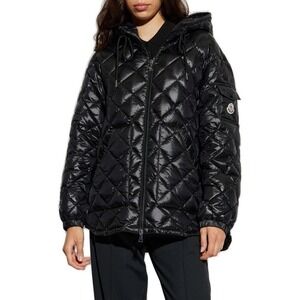 NWT Moncler Camicia Quilted Jacket in Black $1,790 Women's Size‎ EU 40 / XS